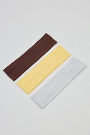 Set of 3 Stretchy Headbands