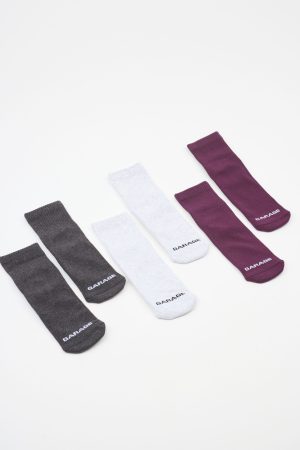 3 Pack Shorty Socks