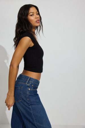 Portia Square Neckline Tee