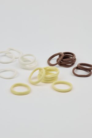Pack of 18 Seamless Hair Elastics