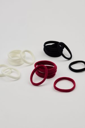 Pack of 18 Seamless Hair Elastics