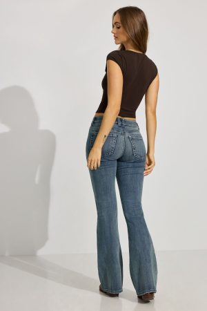 Low Rise Flare Jean
