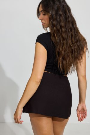 Paris A-Line Micro Skort