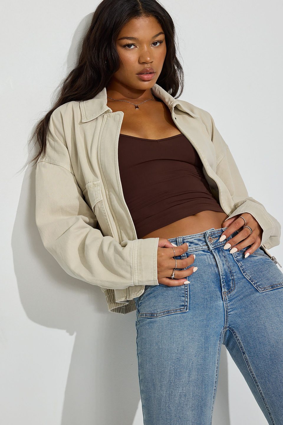 Twill Bomber Jacket