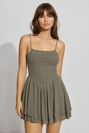 Kenzie Smocked Tiered Romper