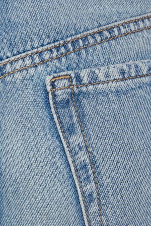 Denim Relaxed A-Line Shorts