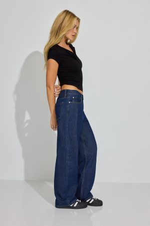 Low Rise Baggy Jeans
