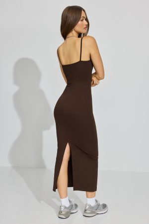 Sleek Scoop Cami Maxi Dress