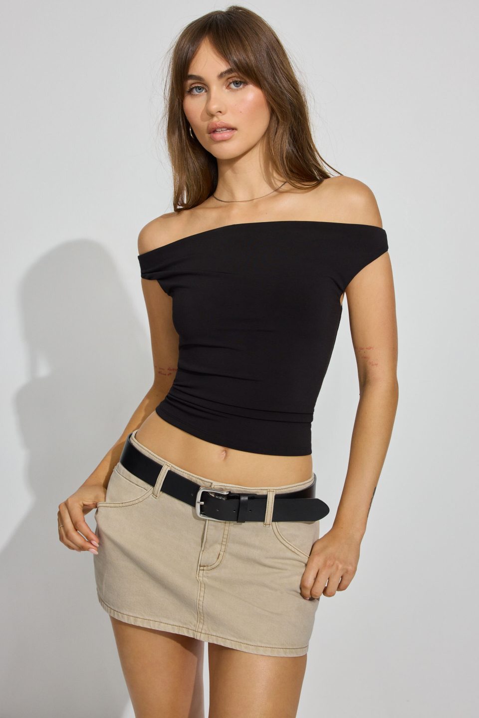 Twill Micro Skort