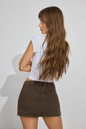 Twill Micro Skort