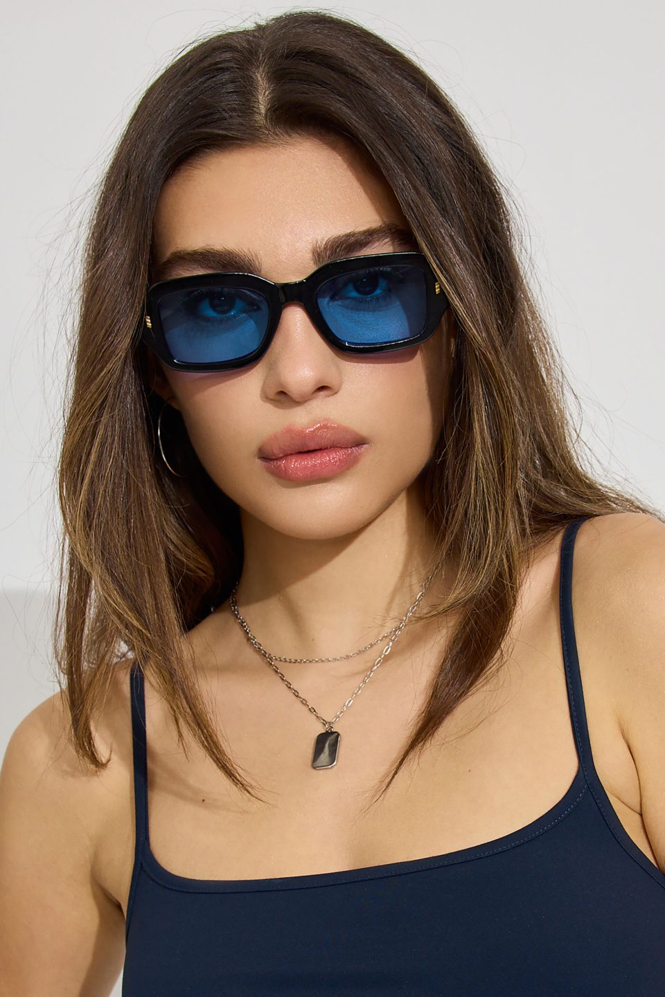 Square Thick Frame Sunnies