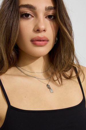 Set of 3 Dog Tags Necklaces