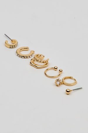 6 Pack Party Cluster Earrings