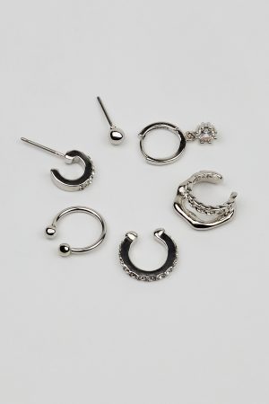 6 Pack Party Cluster Earrings