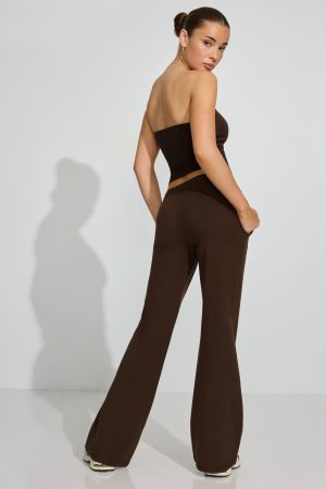 Stretch Terry Bootcut Pants