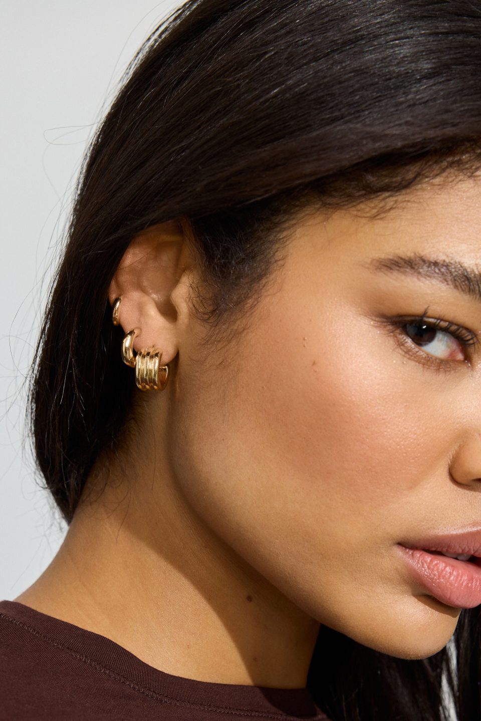 8 Pack Clean Metal Party Earrings