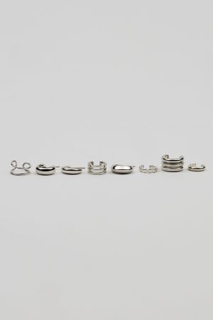 8 Pack Clean Metal Party Earrings