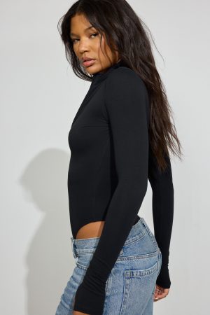 SoftActive Zip Up Long Sleeve Bodysuit
