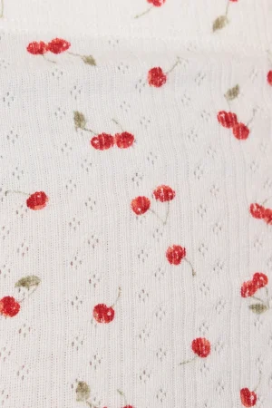 Tiny Pointelle Lettuce Edge Shorts