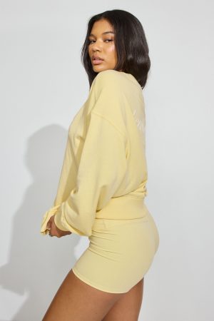 SoftTerry Oversized Crewneck Sweatshirt