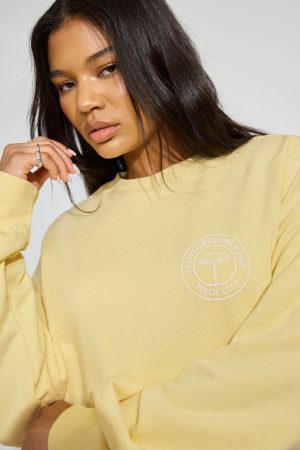 SoftTerry Oversized Crewneck Sweatshirt