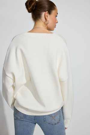 V-Neck Oversized Sweater