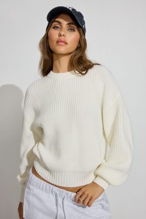 Bubble Sleeve Sweater