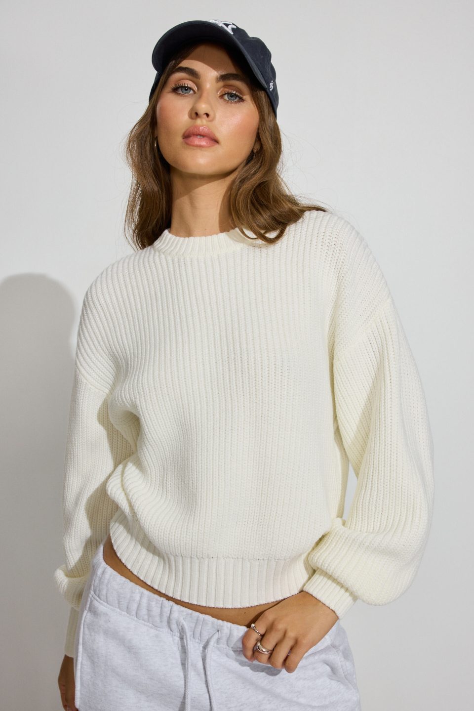 Bubble Sleeve Sweater