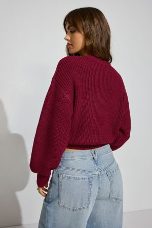 Bubble Sleeve Sweater
